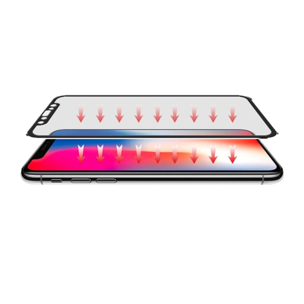 MyGuard Sk�rmskydd (Aluminium-ram) iPhone X Guld