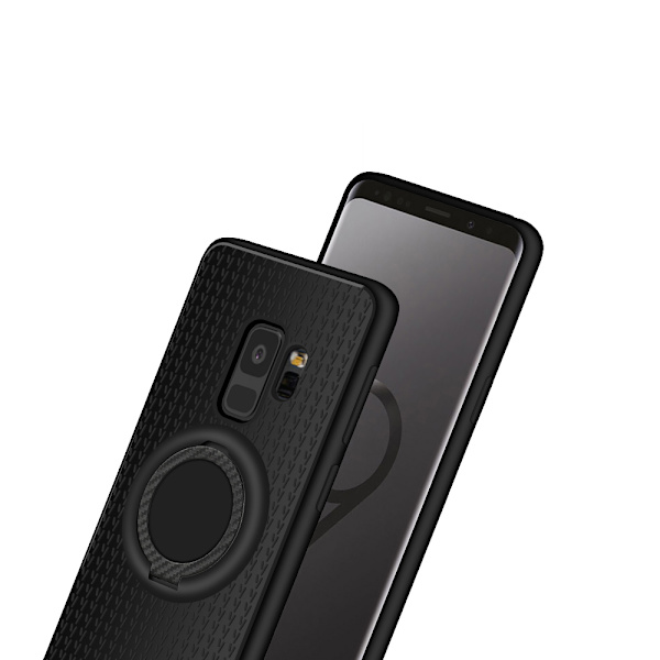 Skal med Ringhållare från FLOVEME för Samsung Galaxy S9 Guld