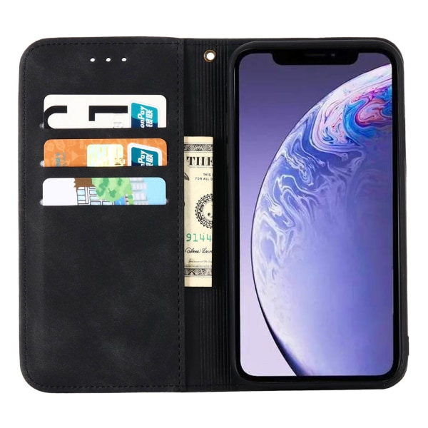 Profesjonelt slitesterkt lommebokdeksel - iPhone 11 Pro Max Mörkblå