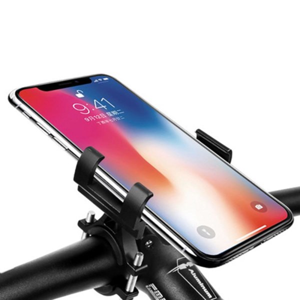 Praktisk sikker mobiltelefonholder for sykkel Grå