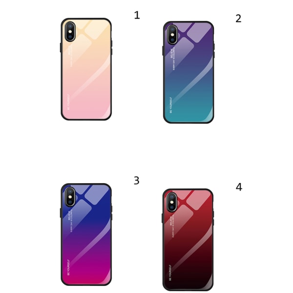 iPhone X/XS - Stilsäkert Skyddande Skal (GALAXY RAIN) 3