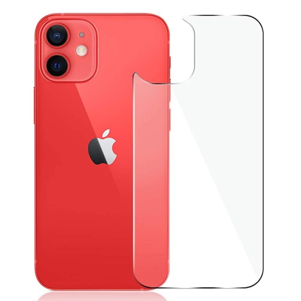 2-PACK Baksida Skärmskydd 9H 0,3mm iPhone 12 Mini Transparent