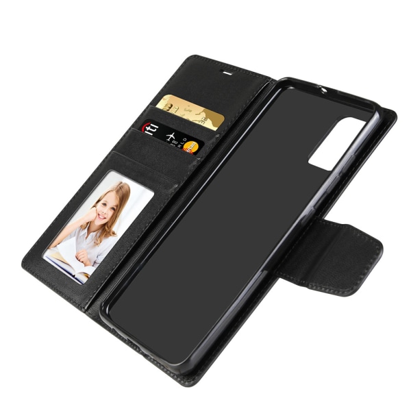 Samsung Galaxy S20 Plus - Praktisk Hanman Wallet Case Marinblå