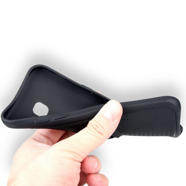 Galaxy S7 Edge - Ainutlaatuinen tyylikäs silikonikotelo sormustelineellä Blå