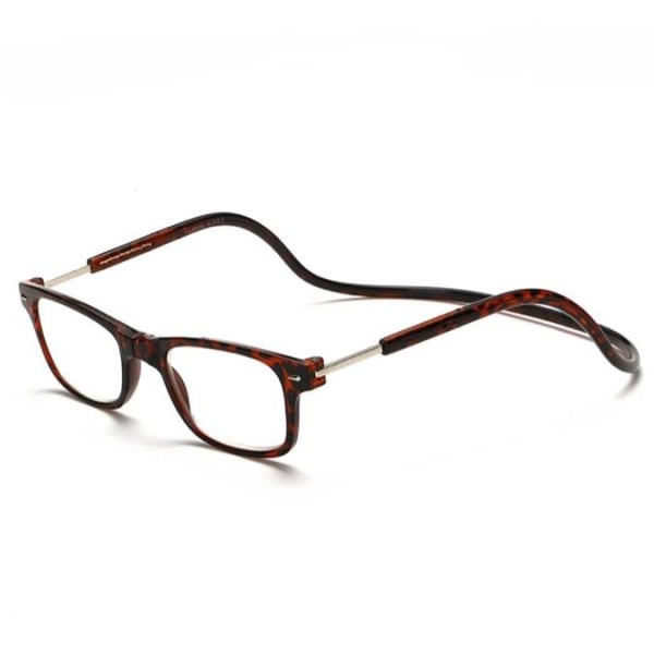 Läsglasögon med Smart-funktion (Ställbara) Leopardmönstrat +1.5
