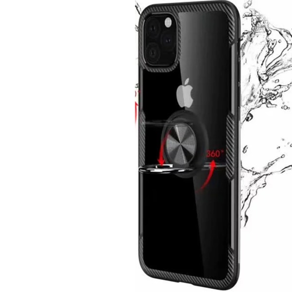 iPhone 11 - Praktisk Smart Leman-deksel Svart