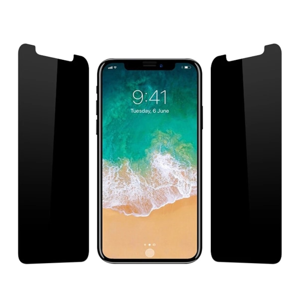 2-PACK iPhone 13 Mini Skærmbeskytter Anti-Spy 0,3 mm Svart