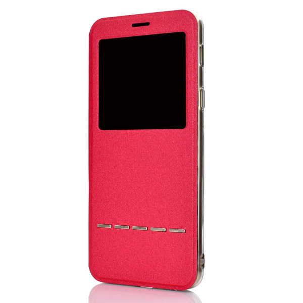 Deksel med svarfunksjon Vindu - iPhone 11 Röd