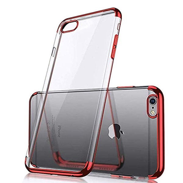 iPhone 5/5S - Vankka, joustava silikonikotelo Röd
