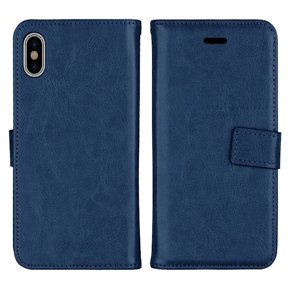 iPhone X/XS - Elegant Plånboksfodral (Jensen) Turkos Turkos