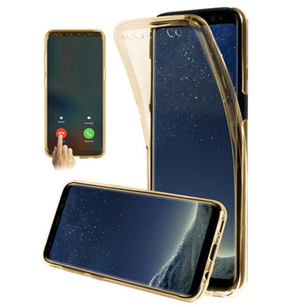 Ainutlaatuinen kaksipuolinen silikonikuori - Samsung Galaxy A10 Blå