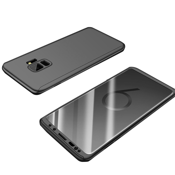 Smart beskyttelsescover med skærmbeskytter - Samsung Galaxy S9 Silver