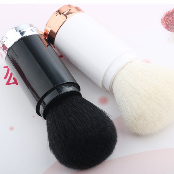 4in1 Premium Makeup Borstset Svart/Roséguld