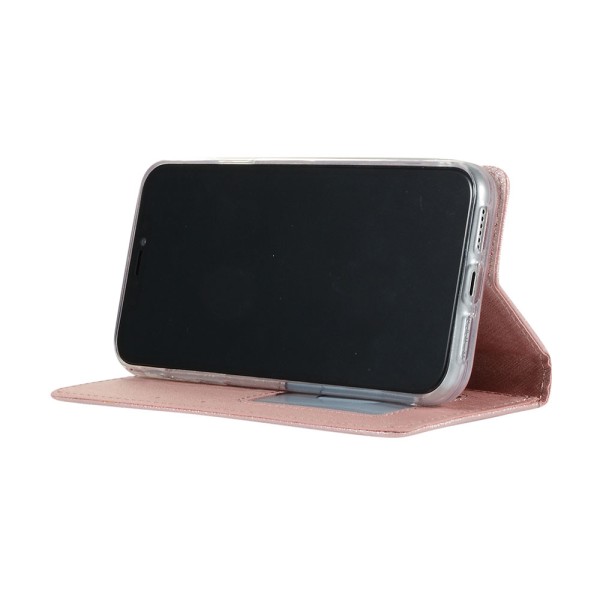 iPhone 11 Pro Max - Huomaavainen käytännöllinen lompakkokotelo Roséguld