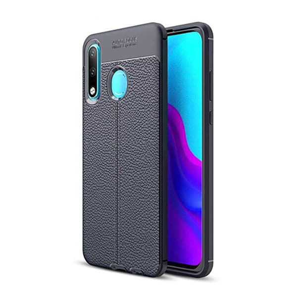 Huawei P30 Lite - Skyddande Stilrent Silikonskal (Auto Focus) Grå Grå