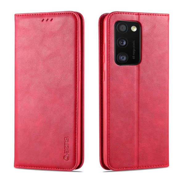 Käytännöllinen AZNS-lompakkokotelo - Samsung Galaxy A41 Röd