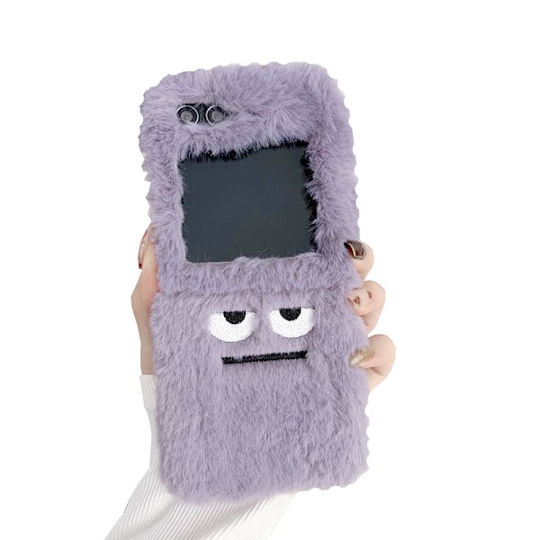Samsung Galaxy Z Flip 6 - Mjukt Skyddande Fluffigt Skal
