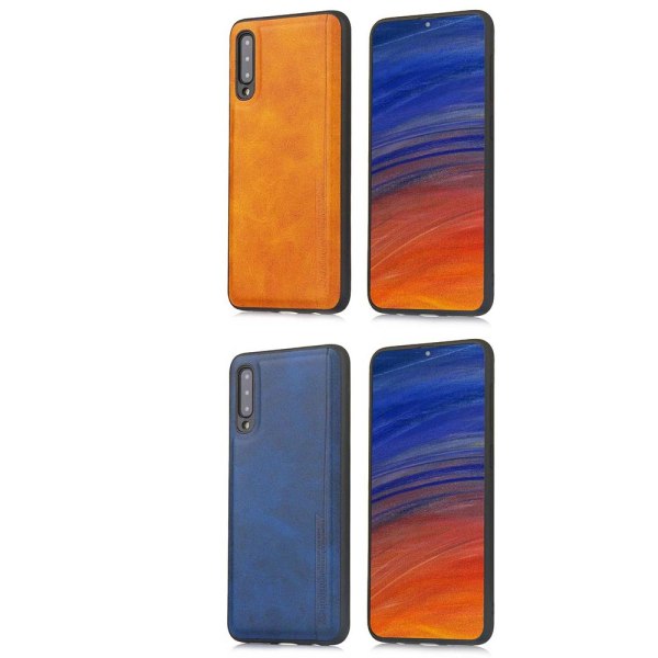 Kraftfullt PU-Läder Skal - Samsung Galaxy A50 Blå