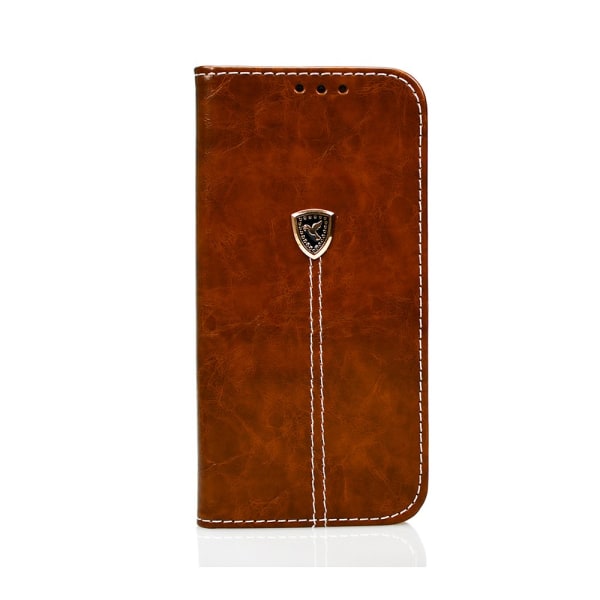 iPhone X/XS- Plånboksfodral från DOVE Ljusbrun
