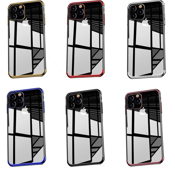 iPhone 12 Pro Max - Beskyttende stilfuldt silikonetui (Floveme) Röd