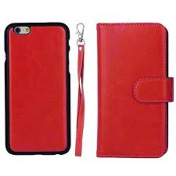 iPhone 6/6S - Stilrent Plånboksfodral i Läder från ROYBEN (RÖD) Röd Röd