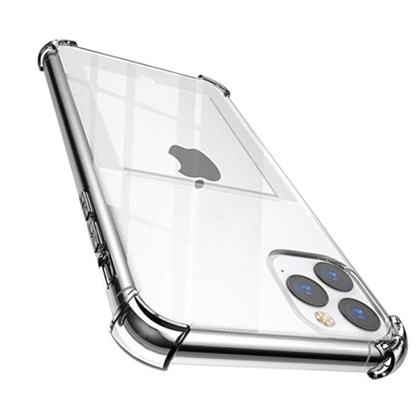 iPhone 11 - Iskuja vaimentava tehokas silikonisuoja Transparent/Genomskinlig