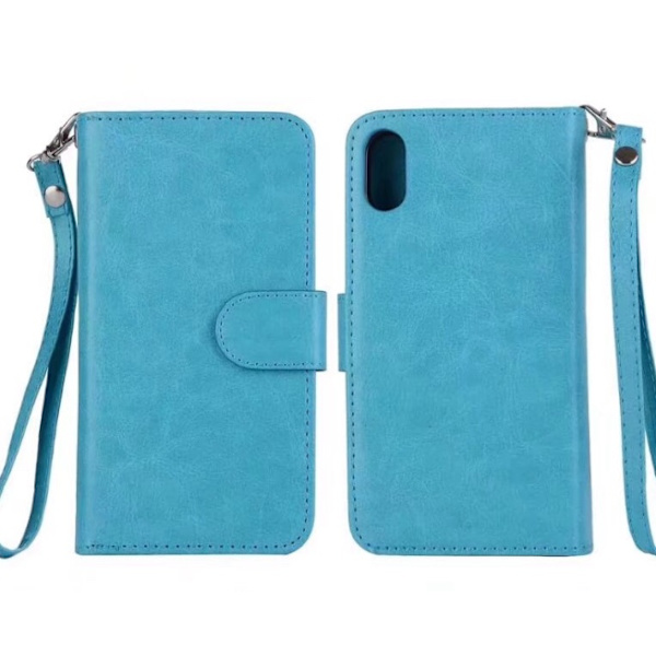 Tilava kotelo 9 kortille ja lisäkuorelle iPhone X/XS Röd