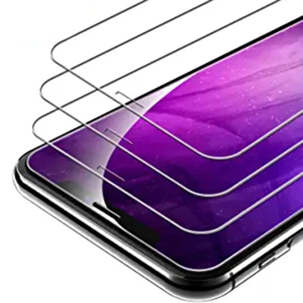 iPhone XR 2-PACK Full Clear 2.5D näytönsuoja 9H 0.3mm Transparent/Genomskinlig