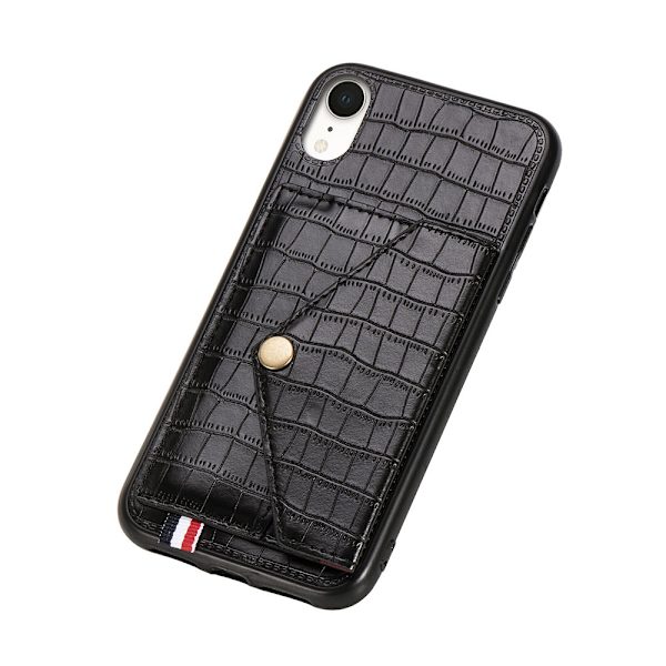 Skal med Korthållare - iPhone XR Grön Grön