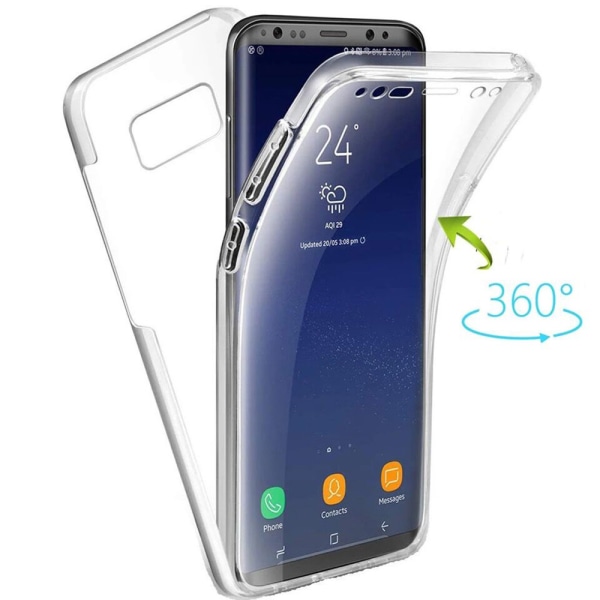 Samsung Galaxy S10e - Dubbelt Silikonfodral med Touchfunktion Blå