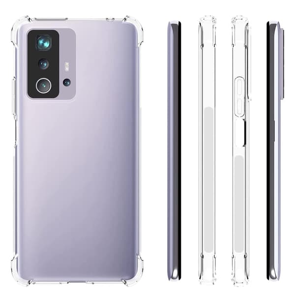 Xiaomi Mi 11T Pro - Stötdämpande Stilrent Silikonskal Blå/Rosa