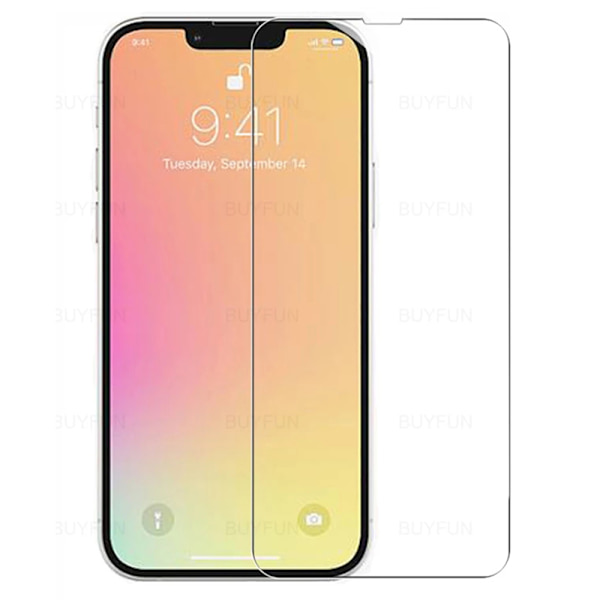 2-PACK 3-in-1 iPhone 13 Fram- & Baksida + Kameralinsskydd Transparent/Genomskinlig