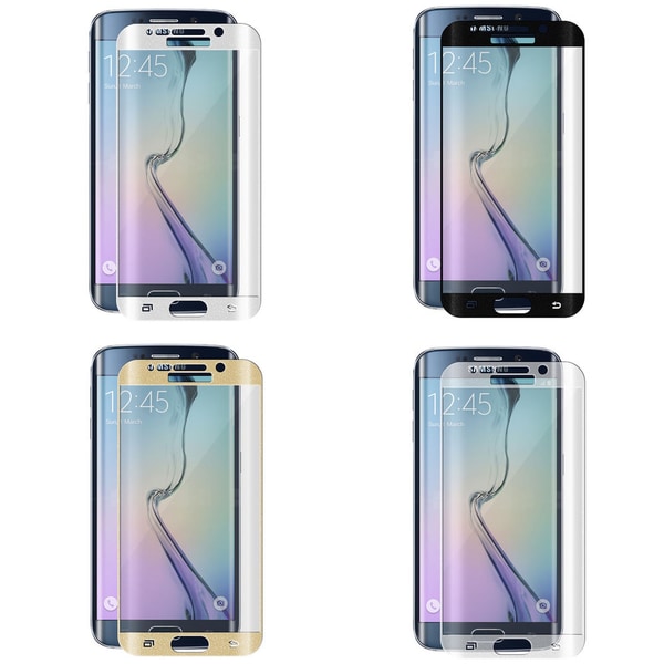 Samsung S6 Edge - ProGuard EXXO-Skärmskydd 3D (HD-Clear) Curved Clear