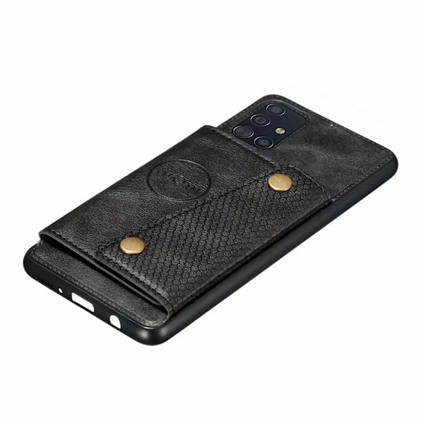 Skal med Kortfack - Samsung Galaxy A51 Mörkblå