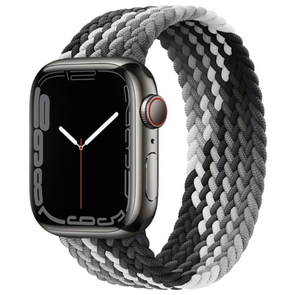 Elastiska Armband för Apple Watch 42mm/44mm/45mm/49mm Svart/Röd L