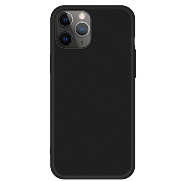 iPhone 15 PLUS - Matt deksel med støtdempende silikon Black