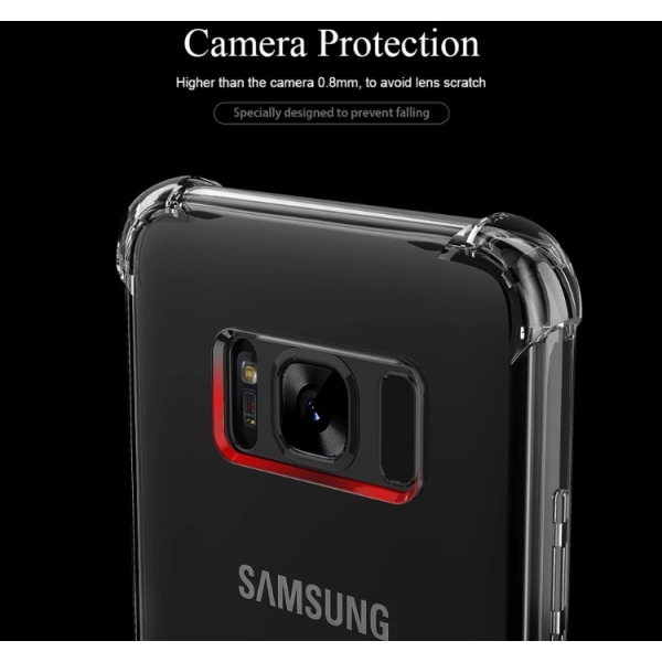 Samsung Galaxy S8+ Smart Silikonskal EXTRA SKYDD från FLOVEME