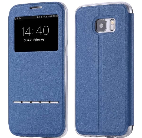 Samsung Galaxy A7 (Modell 2017) Praktiskt Smartfodral Rosa