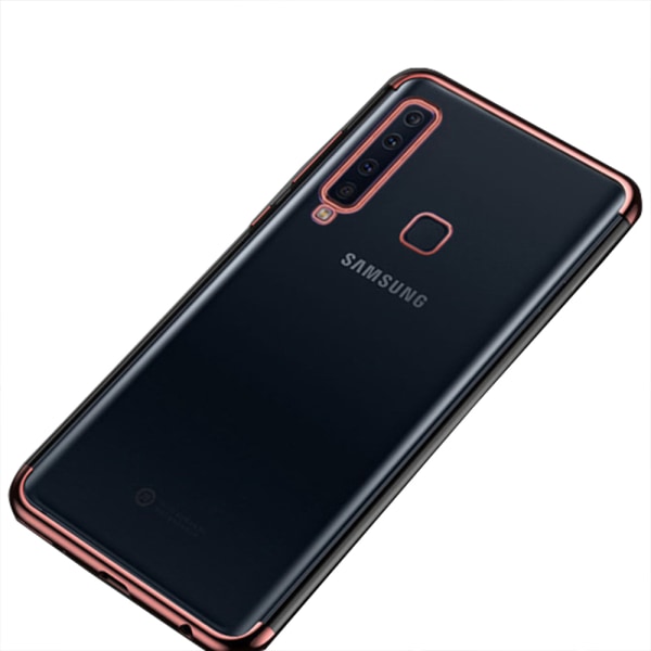 Samsung Galaxy A9 2018 - Skyddande FLOVEME Silikonskal Silver