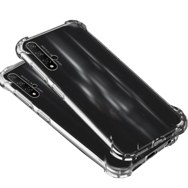 Silikone etui - Huawei Nova 5T Transparent/Genomskinlig Transparent/Genomskinlig