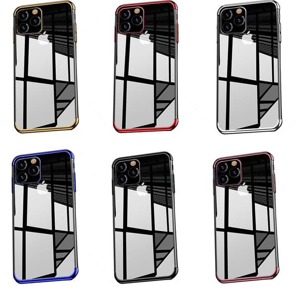 iPhone 12 Pro Max - Suojaava tyylikäs silikonikotelo (Floveme) Silver