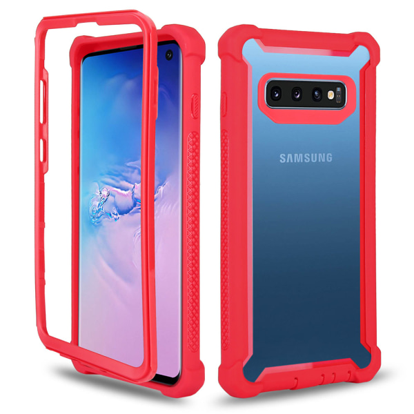 Samsung Galaxy S10 - Gediget Skyddsfodral (Army) Kamouflage Rosa