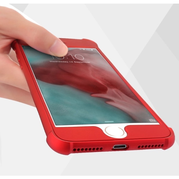 iPhone 6/6S - Praktisk beskyttelsesveske (FLOVEME) Röd