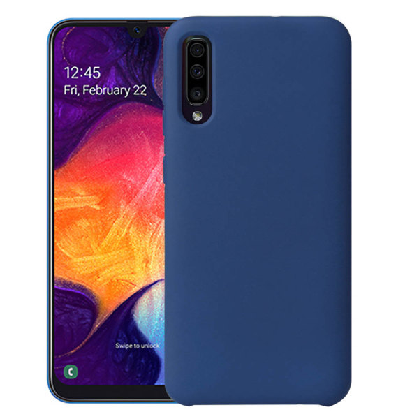 Silikonskal - Samsung Galaxy A50 Mörkblå