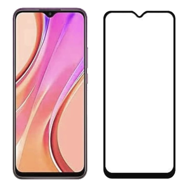 Heltäckande Härdat Glas 2.5D Skärmskydd Redmi 9C NFC (3-pack) Transparent