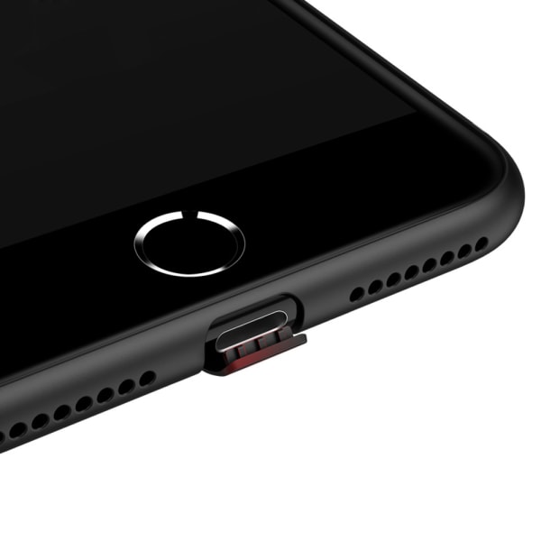 Mattbehandlet silikondeksel til iPhone XS Max Röd