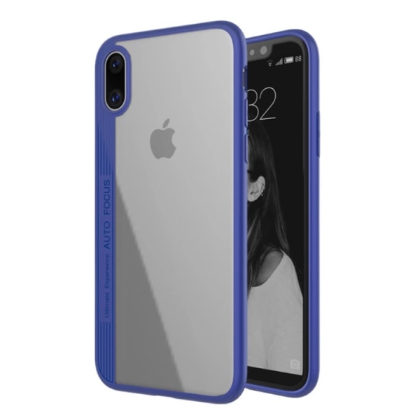 iPhone X/XS - Skyddskal (Auto Focus) Blå