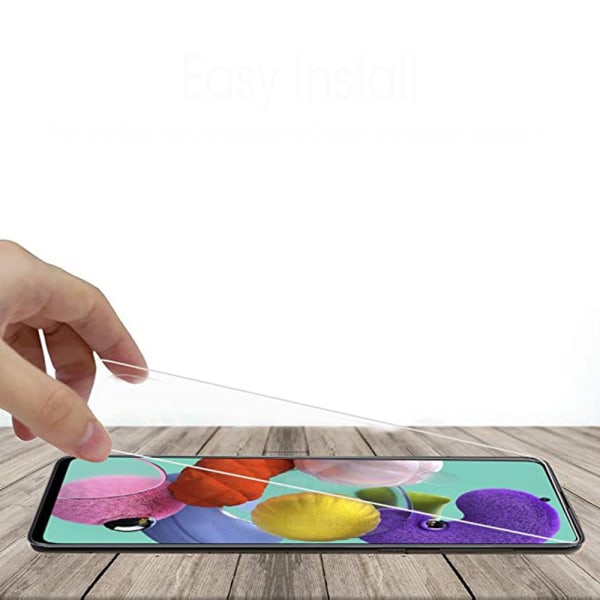 Samsung Galaxy A71 skjermbeskytter Standard 9H 0,3 mm HD-Clear Transparent/Genomskinlig
