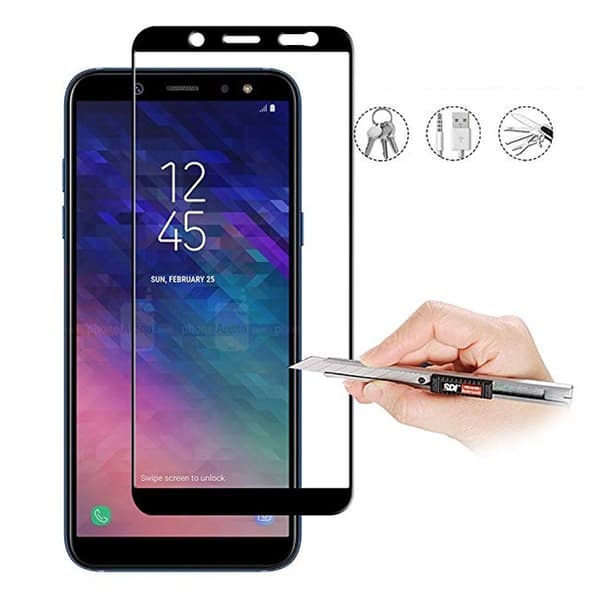 ProGuard 2,5D-näytönsuoja - Samsung Galaxy A6 Plus Vit