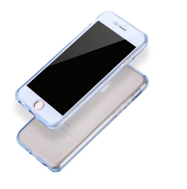 iPhone 6/6SPlus  Dubbelsidigt silikonfodral med TOUCHFUNKTION Guld